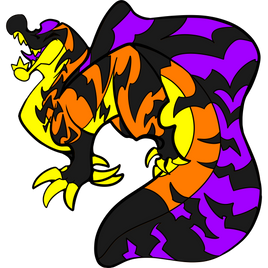 PRE-ORDER - Halloween Spinosaurus Pin + Magnet Set