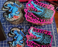 "REDUCE ME TO MY PARTS GET REDUCED TO YOURS" Sticker