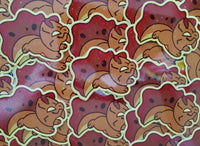 Chibi Brass Dragon Sticker