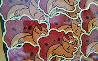 Chibi Brass Dragon Sticker