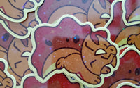 Chibi Brass Dragon Sticker