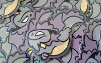 Chibi Silver Dragon Sticker