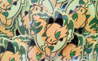Chibi Bronze Dragon Sticker