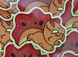 Chibi Brass Dragon Sticker