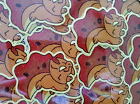 Chibi Brass Dragon Sticker