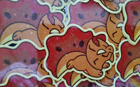 Chibi Brass Dragon Sticker