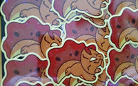 Chibi Brass Dragon Sticker
