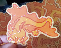 Chibi Gold Dragon Sticker