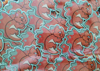 Chibi Copper Dragon Sticker