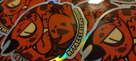 "Little Bastard Appreciation Squad" Holographic Kobold Sticker