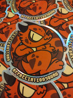 "Little Bastard Appreciation Squad" Holographic Kobold Sticker