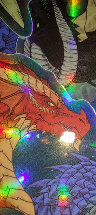 Holy Symbol of Tiamat - Holographic Vinyl Sticker in Full Color- Dungeons & Dragons Inspired - Scrapbook Character Binder DM Screen Decor