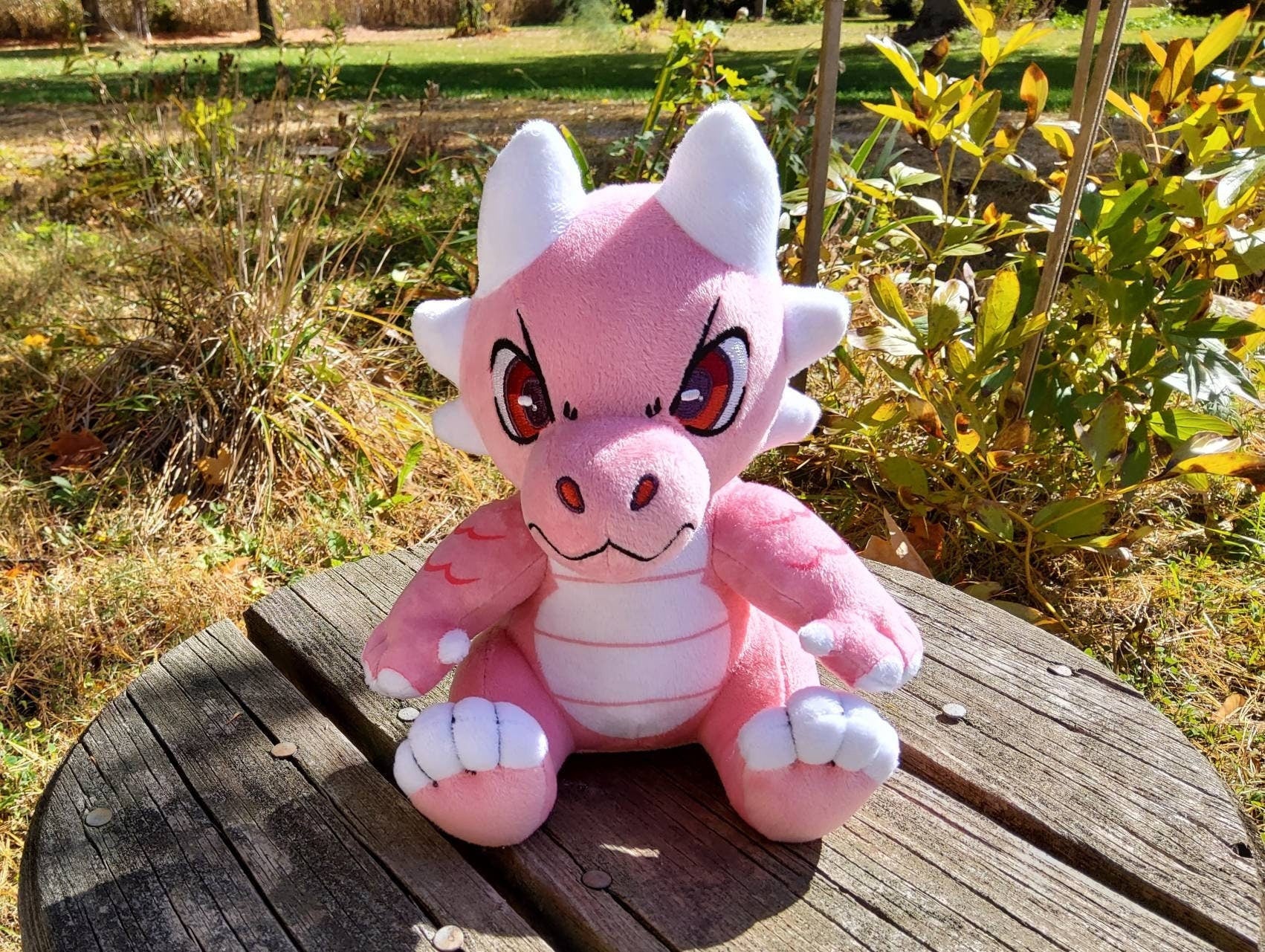 Pink dragon plush online