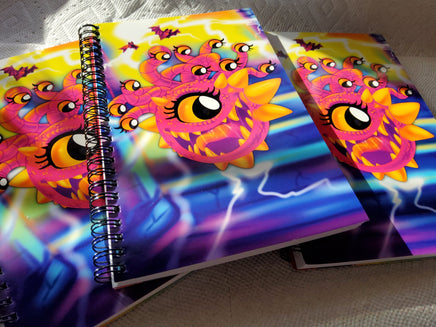Lisa Frank Inspired Beholder Notebook