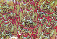 Lucky Cat Gold Dragon Metallic Vinyl Sticker - Dungeons & Dragons Inspired Golden Shining Treasure Hoard Draconic Iokharic TTRPG