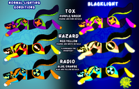 INTEREST CHECK - Hazard the Red & Yellow Giant UV Reactive Protogen