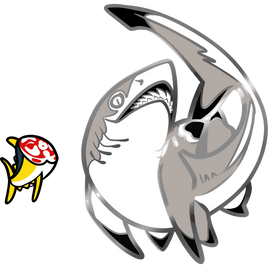 PRE-ORDER - Shark Pin + Magnet Set