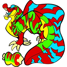 PRE-ORDER - Neon Spinosaurus Pin + Magnet Set