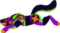 INTEREST CHECK - Tox the Purple & Green Giant UV Reactive Protogen