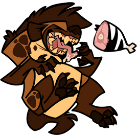 PRE-ORDER - Hyena Pin + Magnet Set